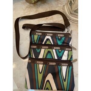 LeSportsac shoulder/Crossbody bag peacock colors